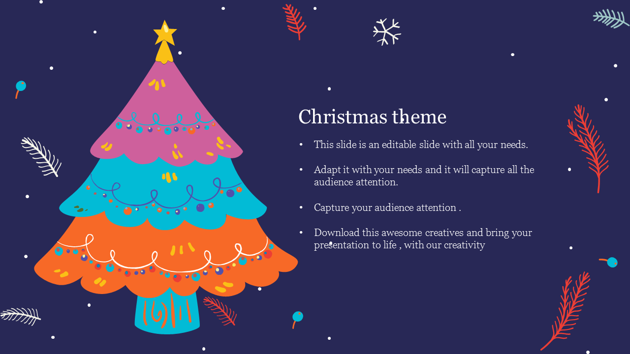 Christmas Theme PowerPoint Presentation Template